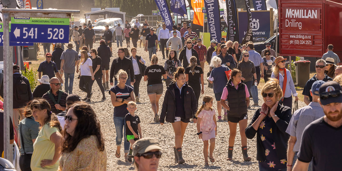 Big crowds flock to South Island Agricultural Field Days